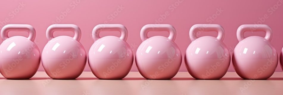 A pictures of kettlebells to align with the fitness theme.